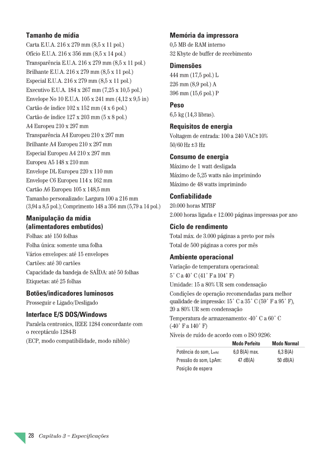 HP 890C manual Botões/indicadores luminosos 