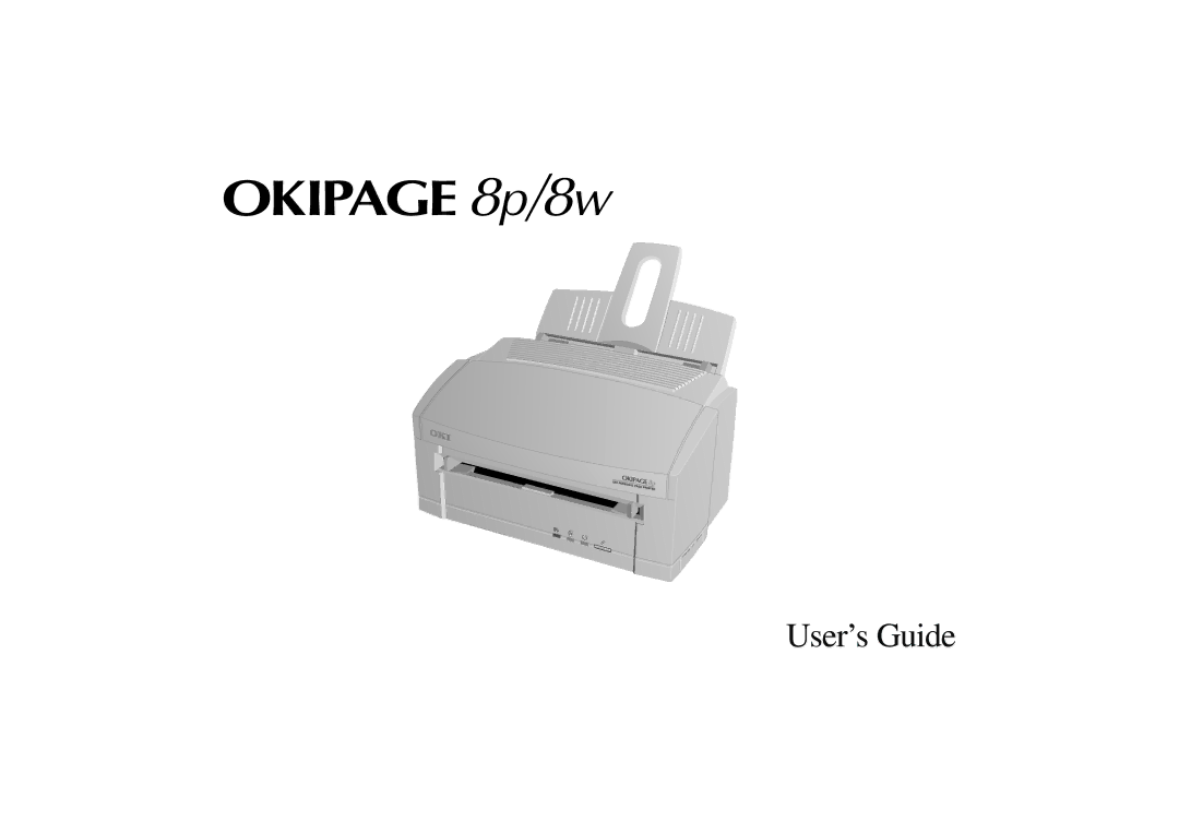 HP 8p/8w manual User’s Guide 