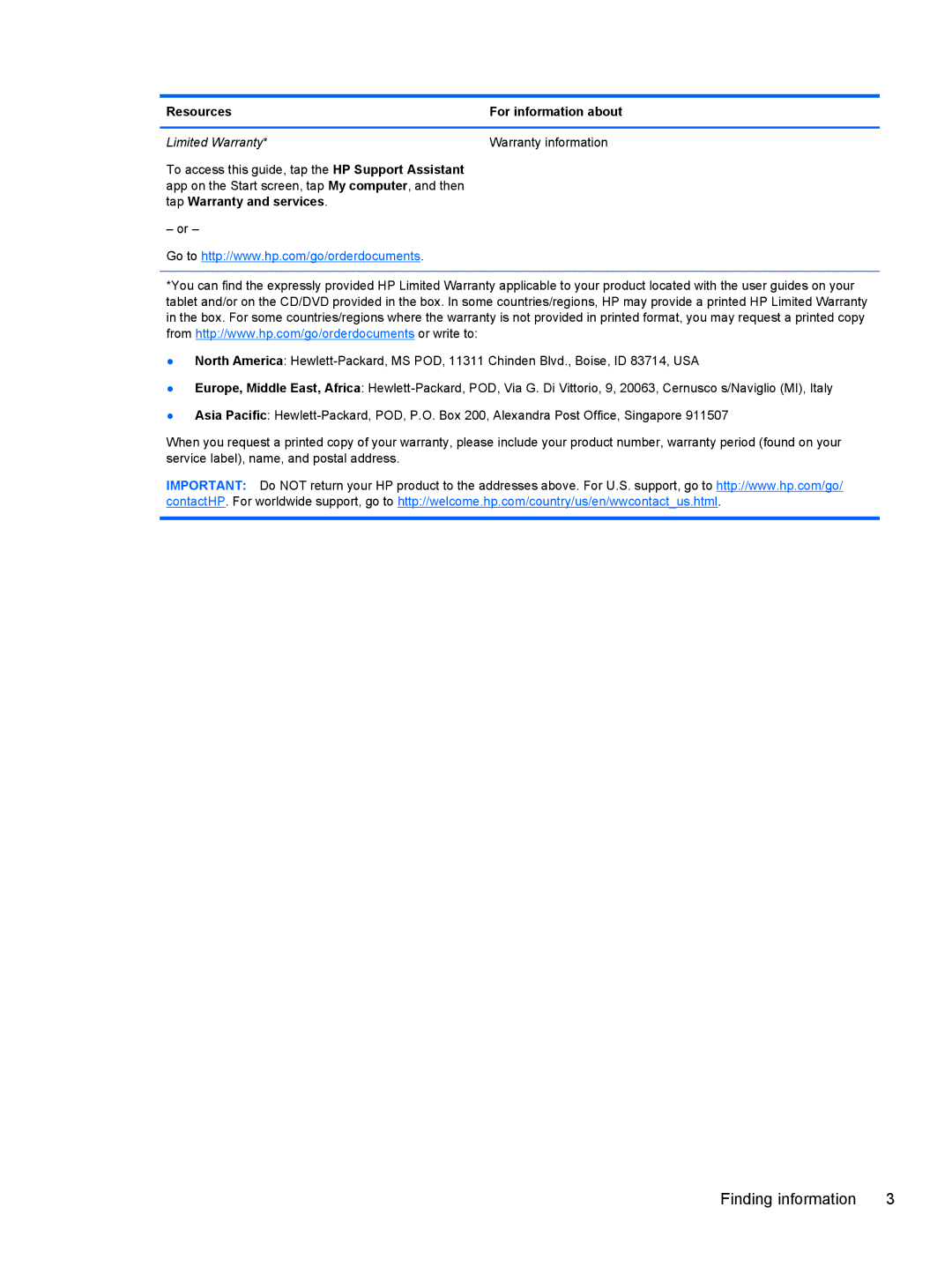 HP 900 G1 D4T09AW#ABA, 900 G1 D3H88UT#ABA, 900 G1 D3H86UT#ABA, 900 G1 D3H87UT, D3H85UTABA manual Tap Warranty and services 