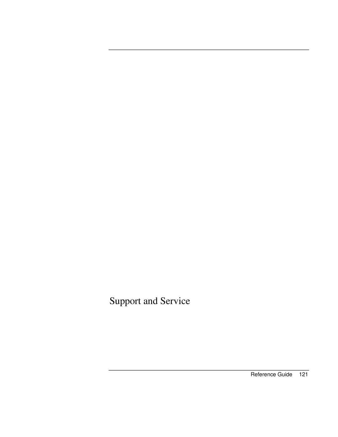 HP 900 manual Support and Service 