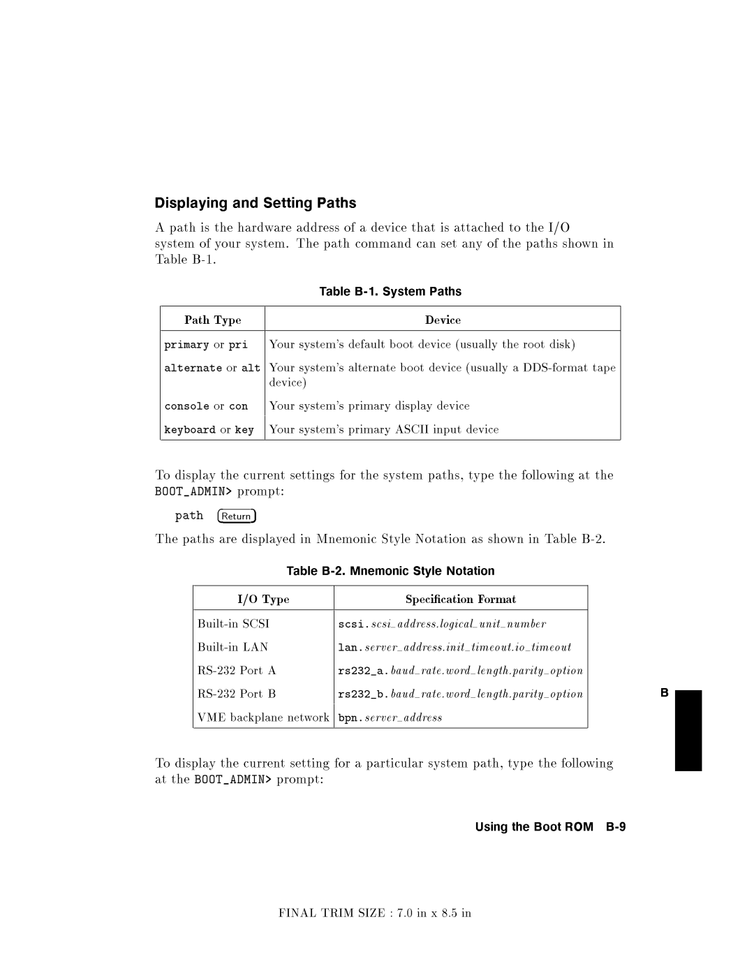 HP 9000 742i manual 