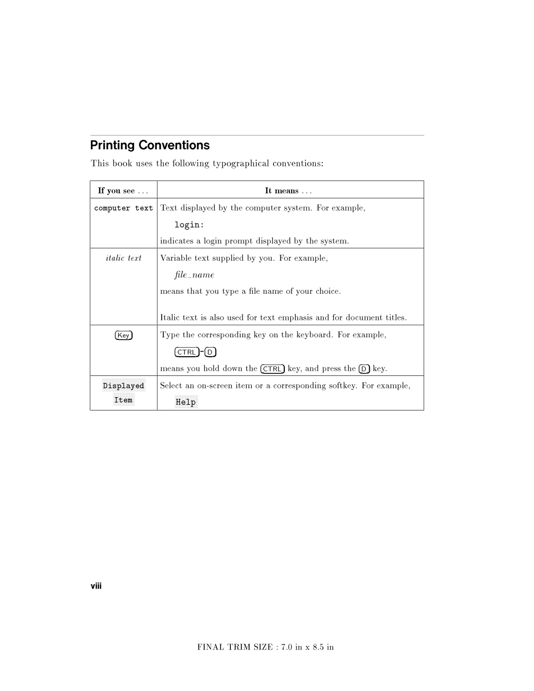 HP 9000 742i manual Ttitles 