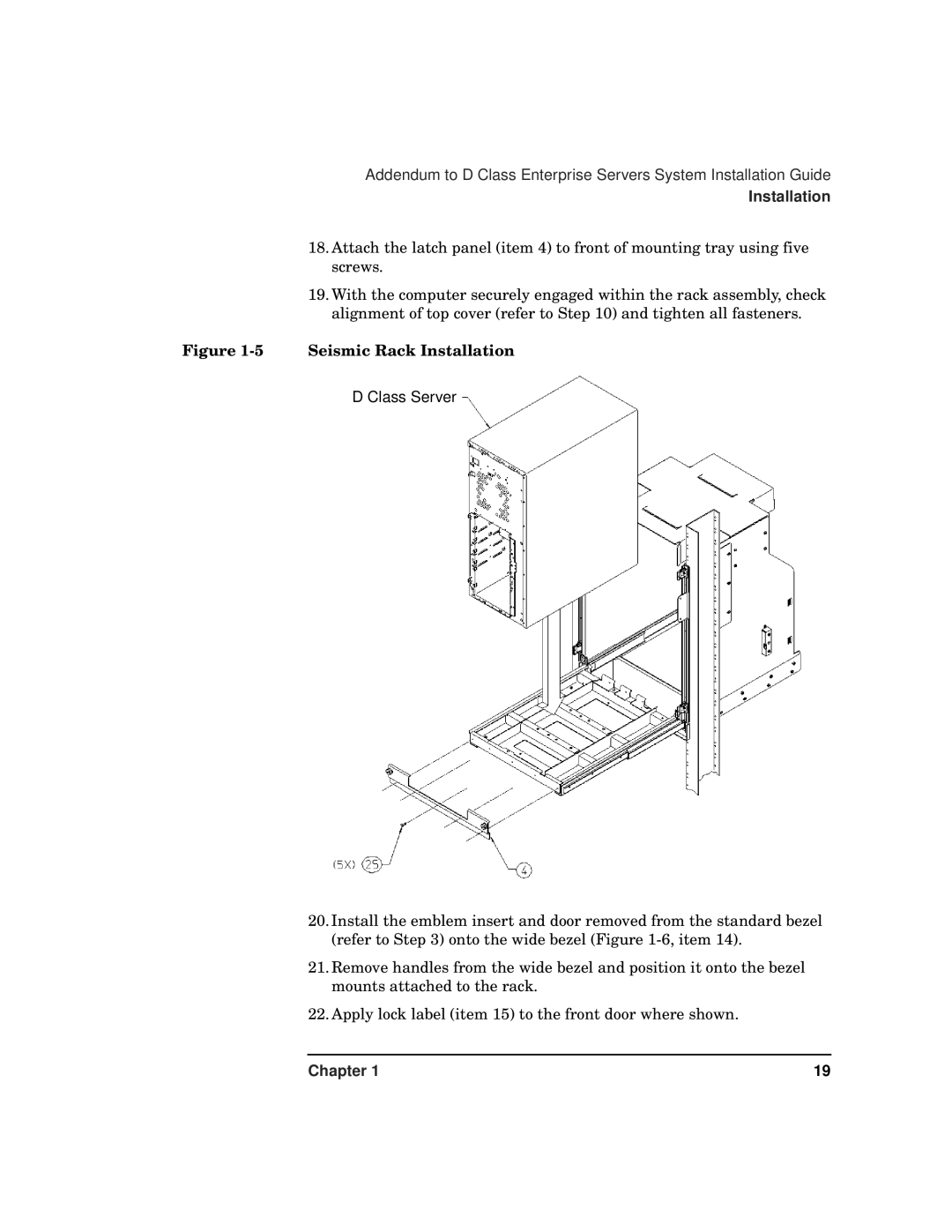 HP 9000 800t s Z7634-96002 manual Seismic Rack Installation 