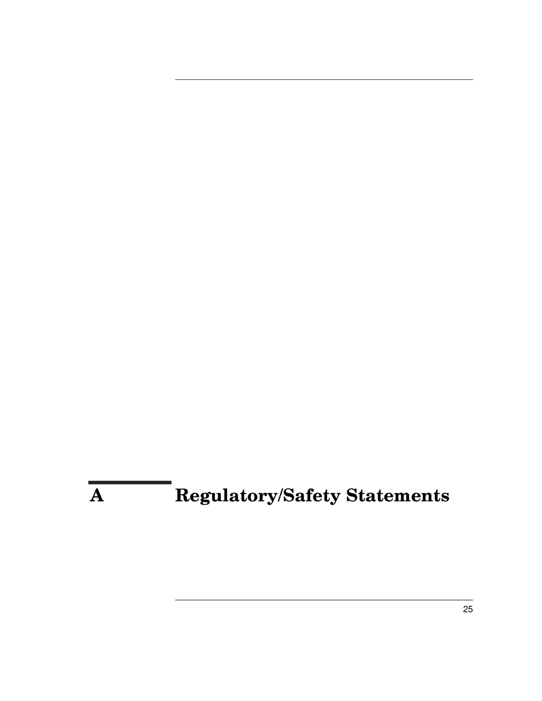 HP 9000 800t s Z7634-96002 manual Regulatory/Safety Statements 