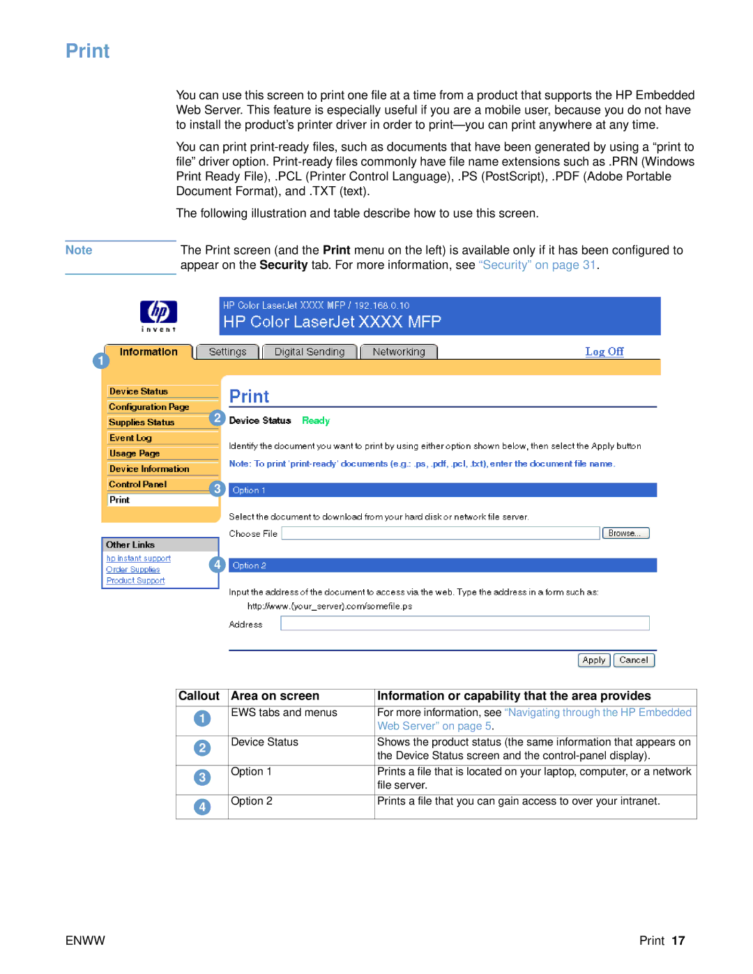 HP 9000 manual Print 