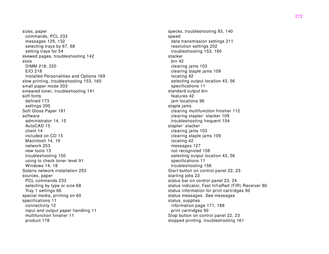 HP 9000Lmfp manual 272 