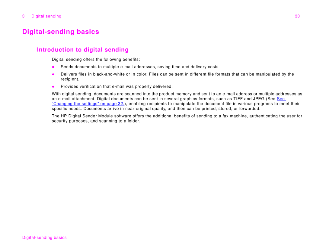 HP 9000Lmfp manual Digital-sending basics, Introduction to digital sending 