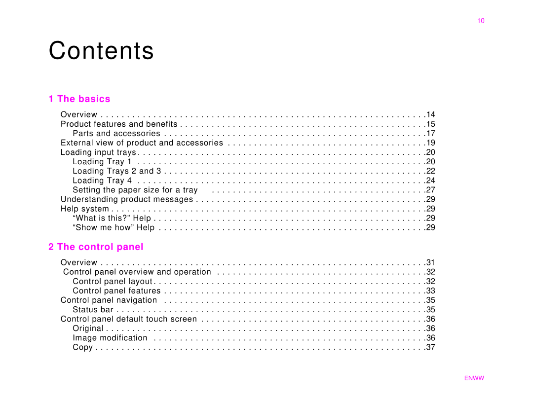 HP 9000MFC manual Contents 