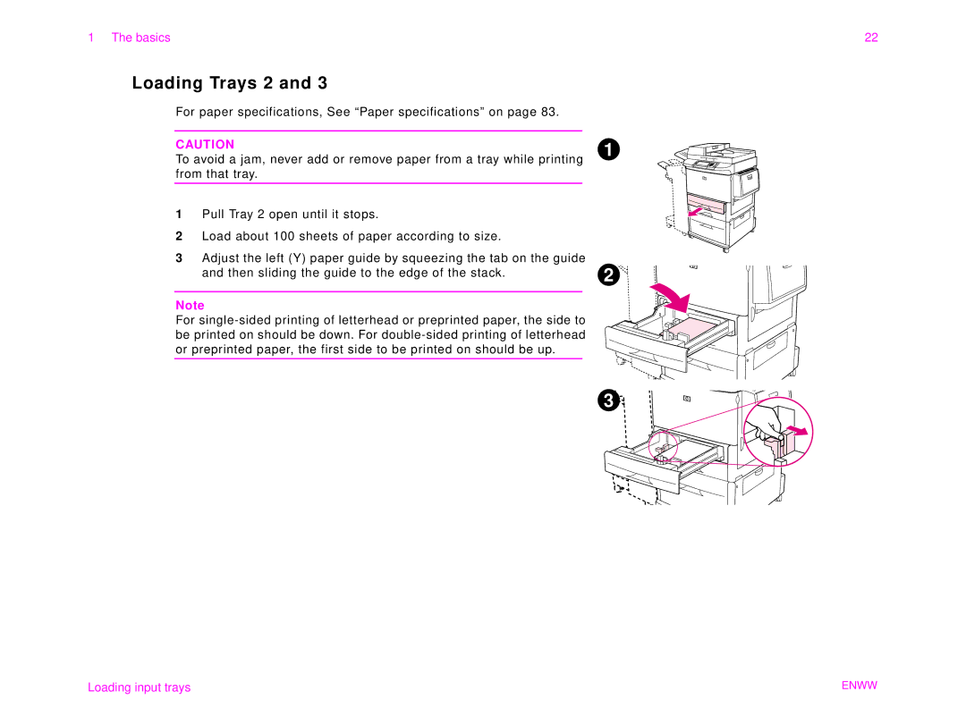 HP 9000MFC manual Loading Trays 2 