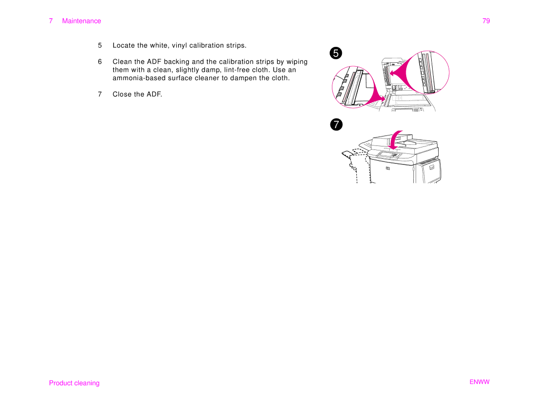 HP 9000MFC manual Maintenance 