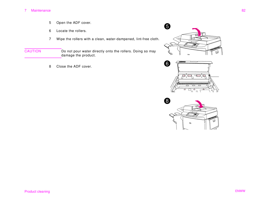 HP 9000MFC manual Maintenance 