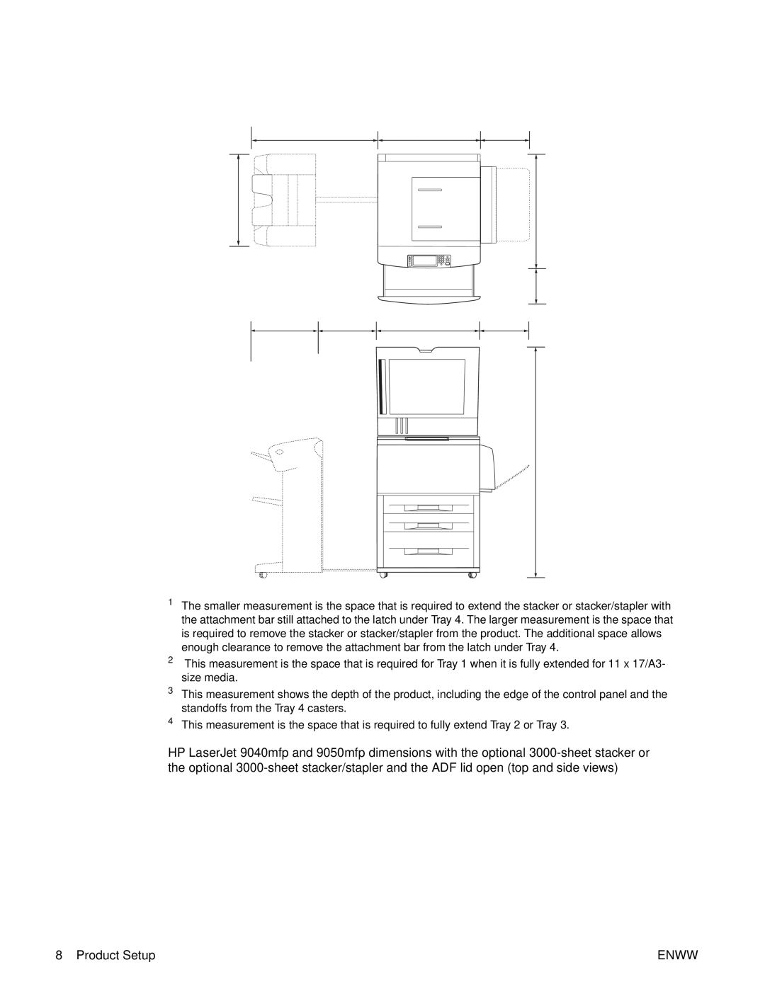 HP 9040MFP, 9050MFP manual Product Setup 