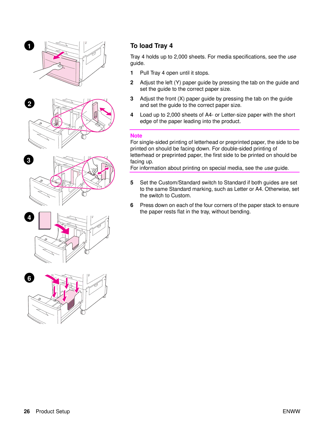 HP 9040MFP, 9050MFP manual To load Tray 