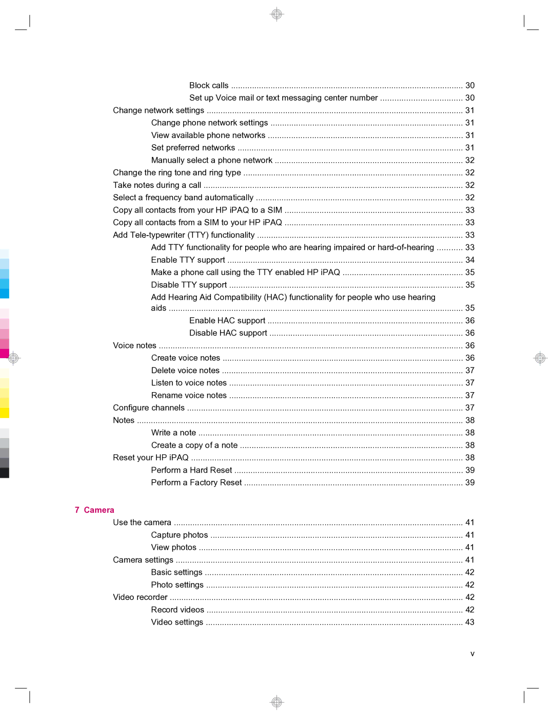 HP 912c Messenger manual Camera 