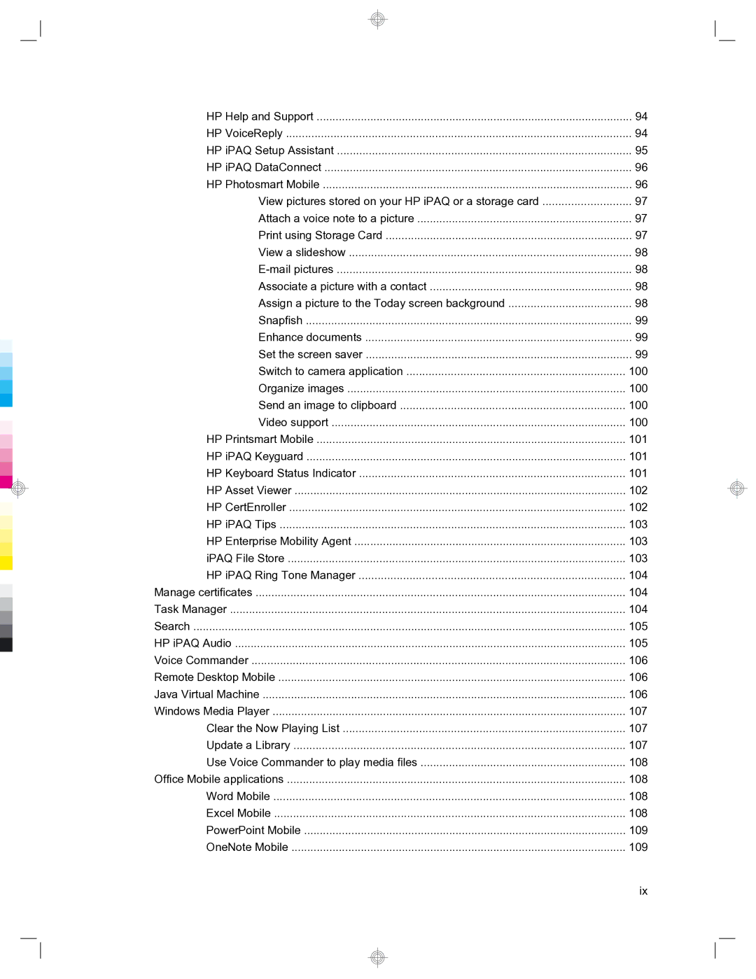 HP 912c Messenger manual 100 