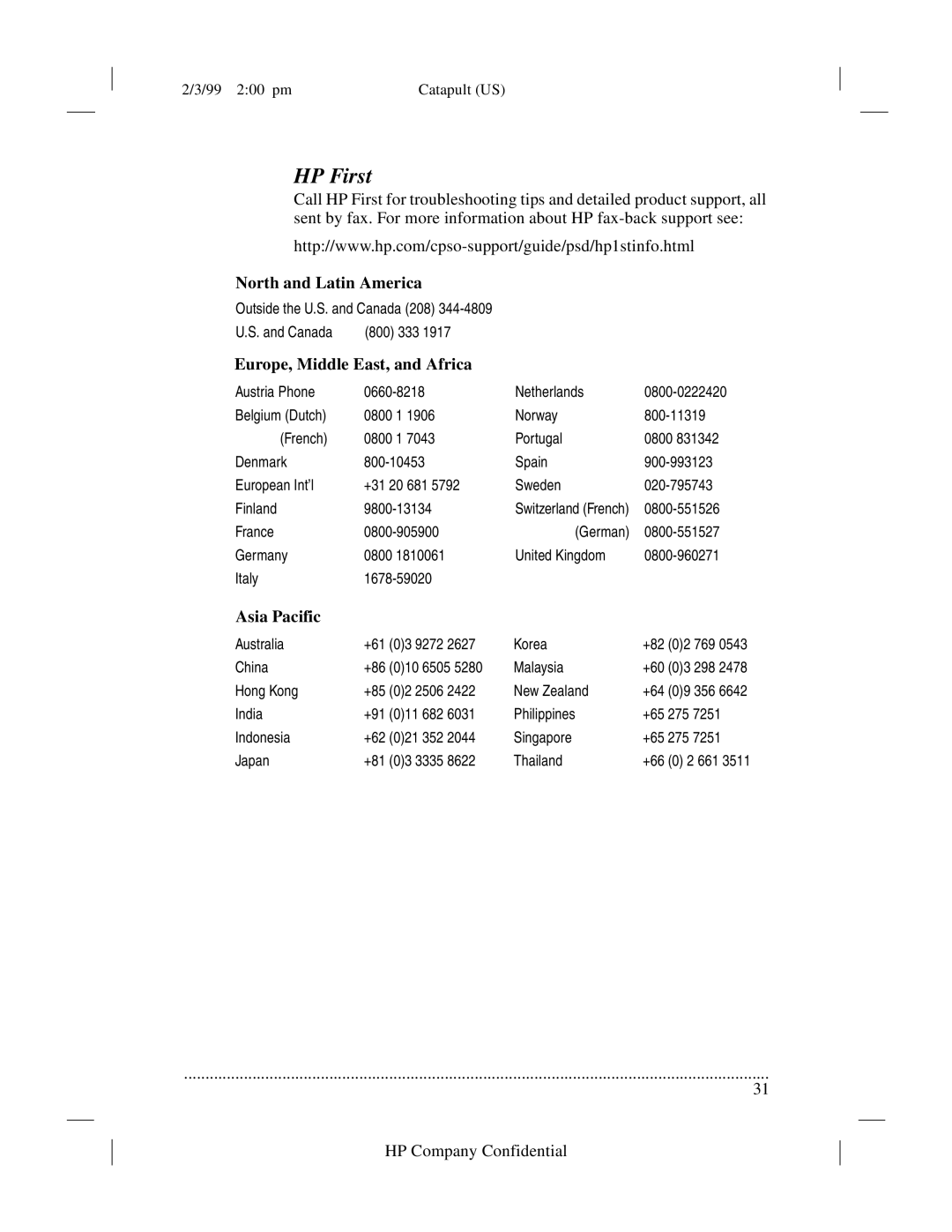 HP 920 Fax manual HP First 