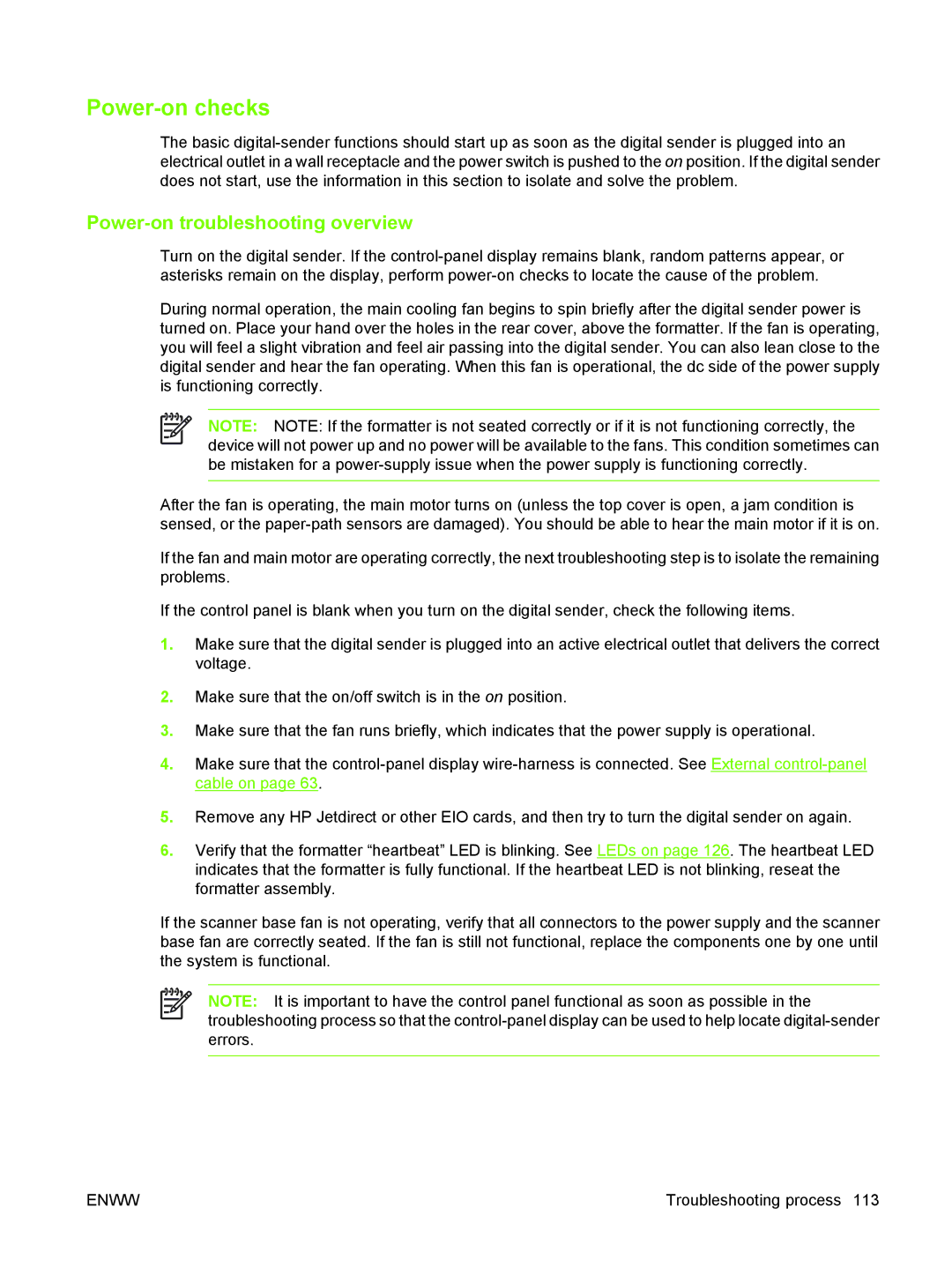 HP 9250C manual Power-on checks, Power-on troubleshooting overview 