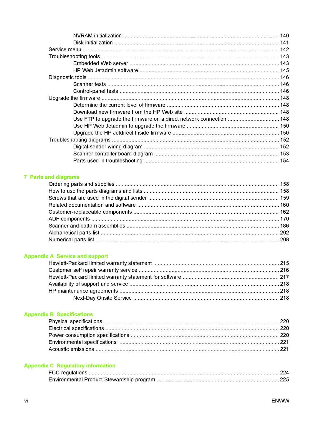 HP 9250C manual Parts and diagrams 