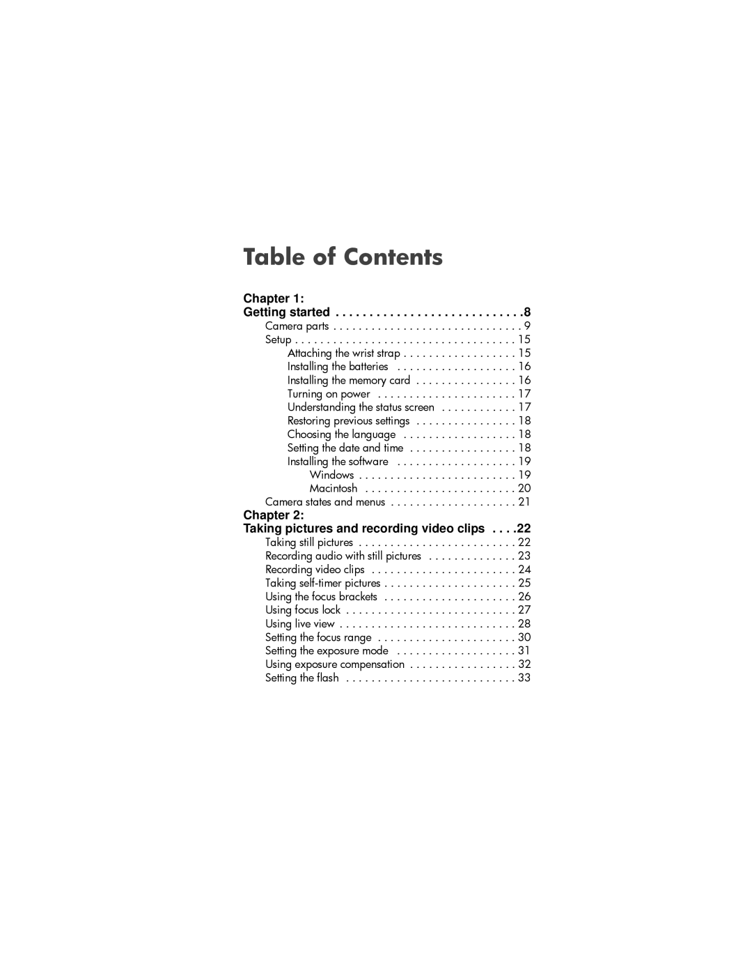 HP 930 manual Table of Contents 