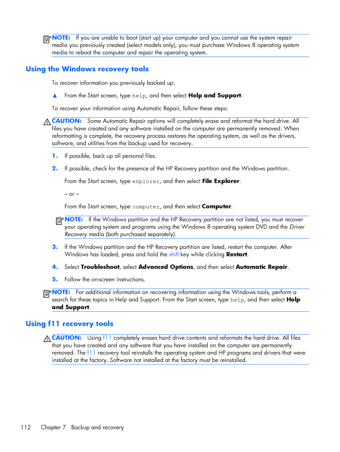 HP 9470m i7 Win8 D3K33UT#ABA manual Support 