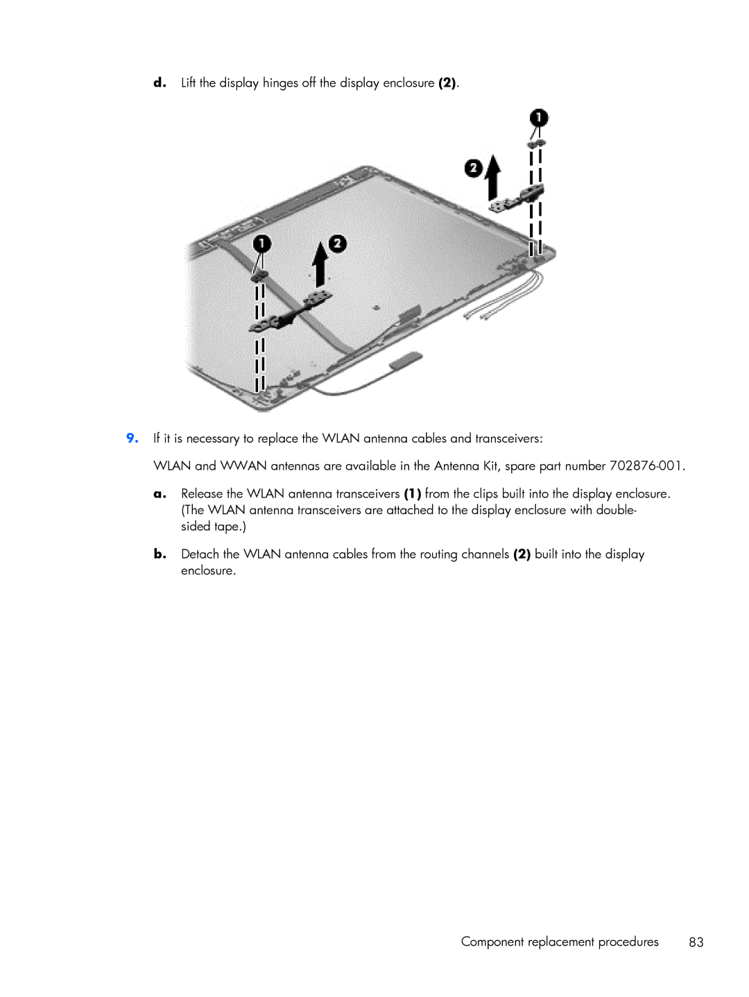 HP 9470m i7 Win8 D3K33UT#ABA manual 