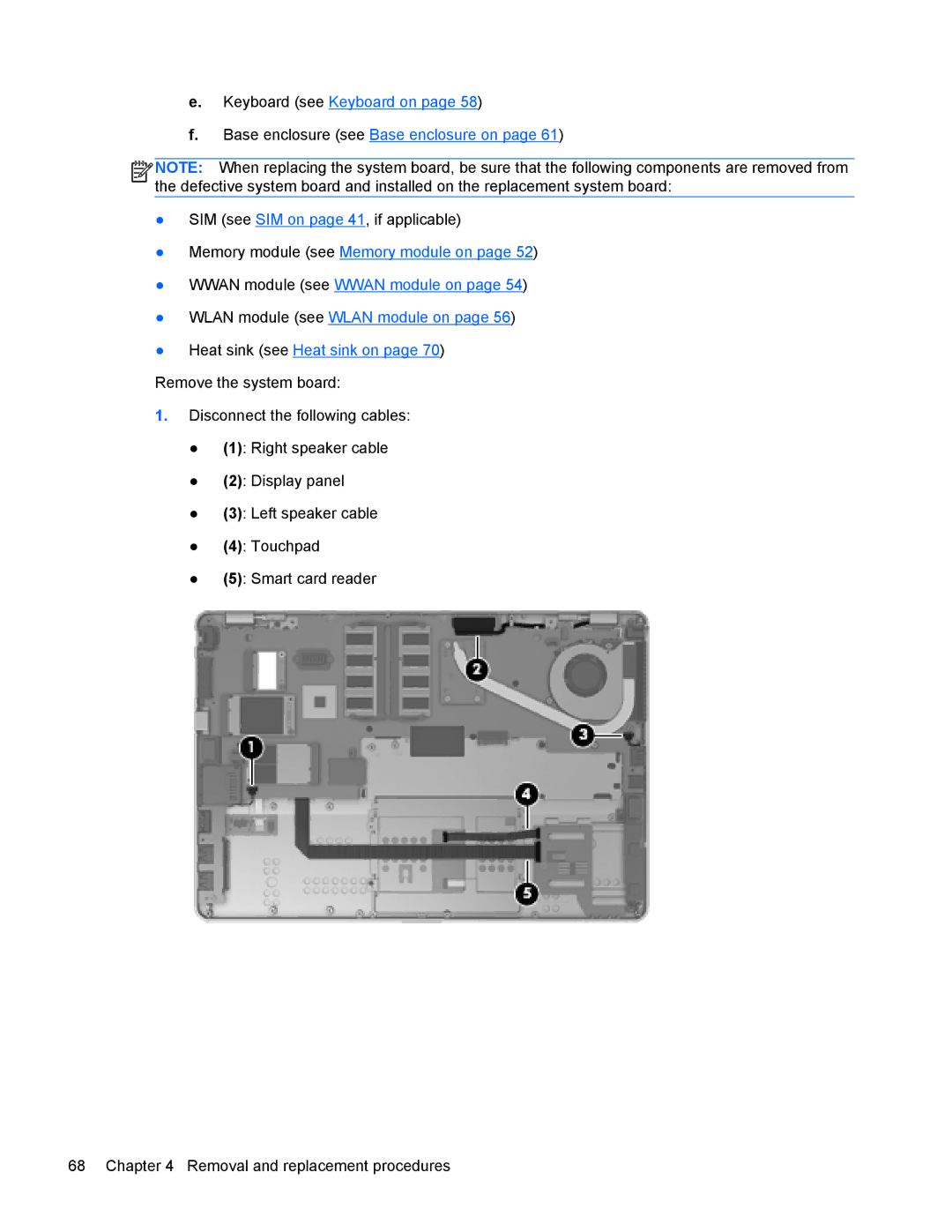 HP 9470m manual SIM see SIM on page 41, if applicable 