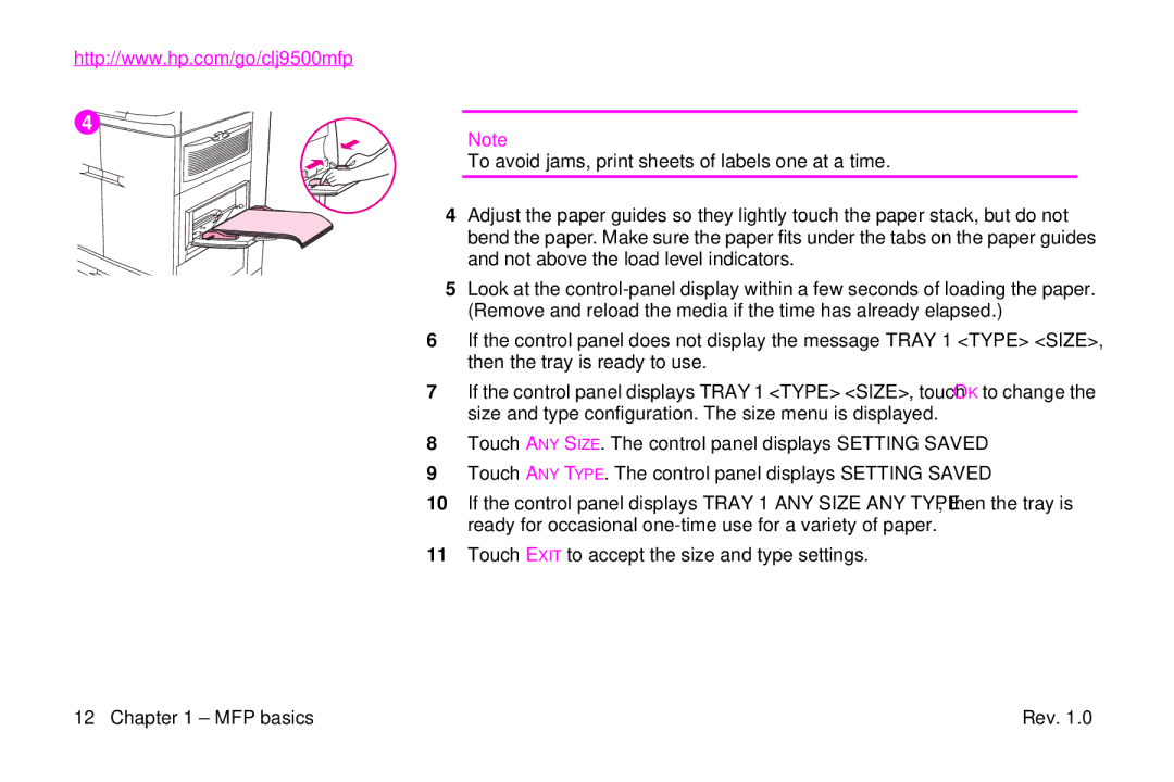 HP 9500mfp manual Rev 