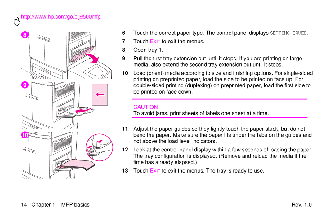 HP 9500mfp manual Rev 