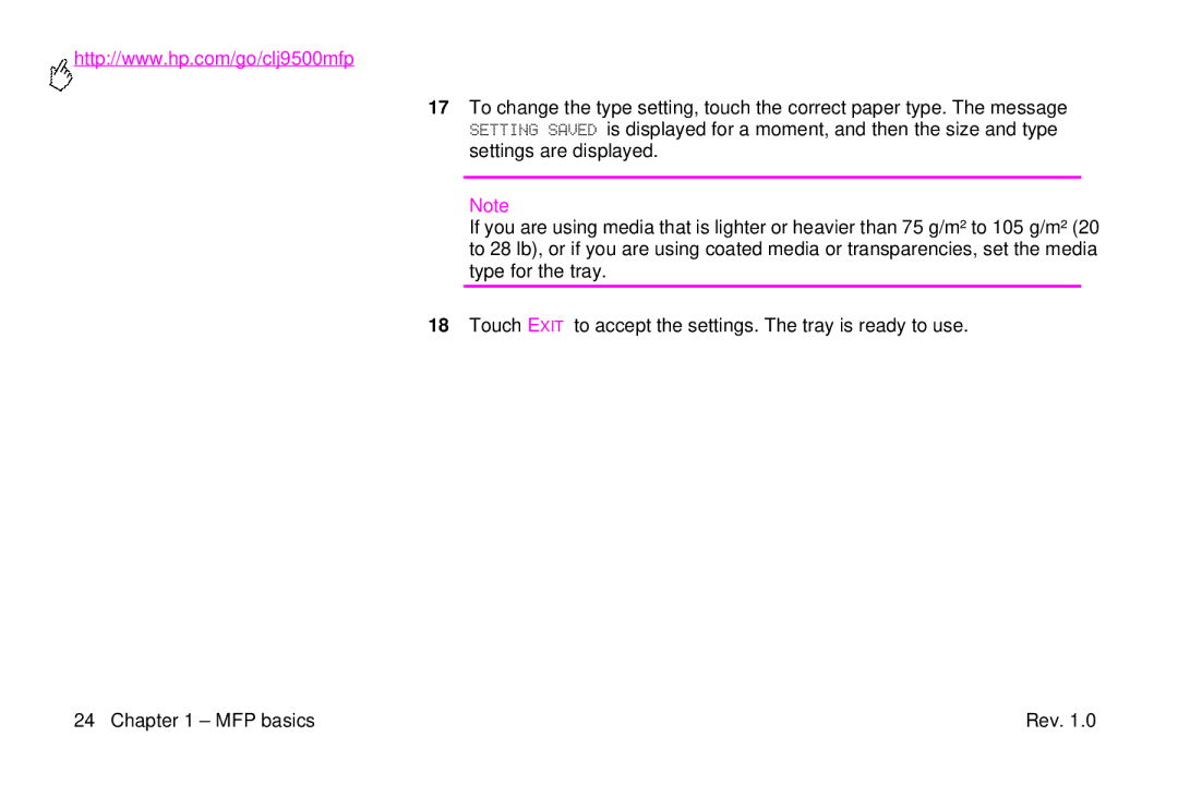 HP 9500mfp manual Rev 