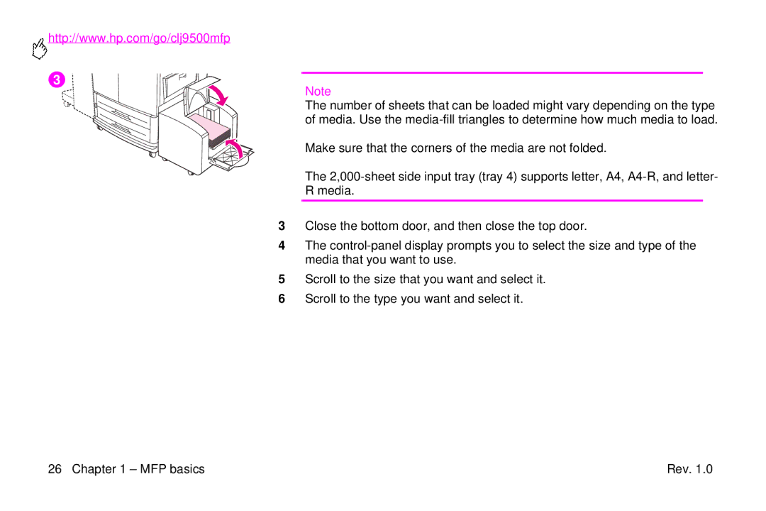 HP 9500mfp manual Rev 