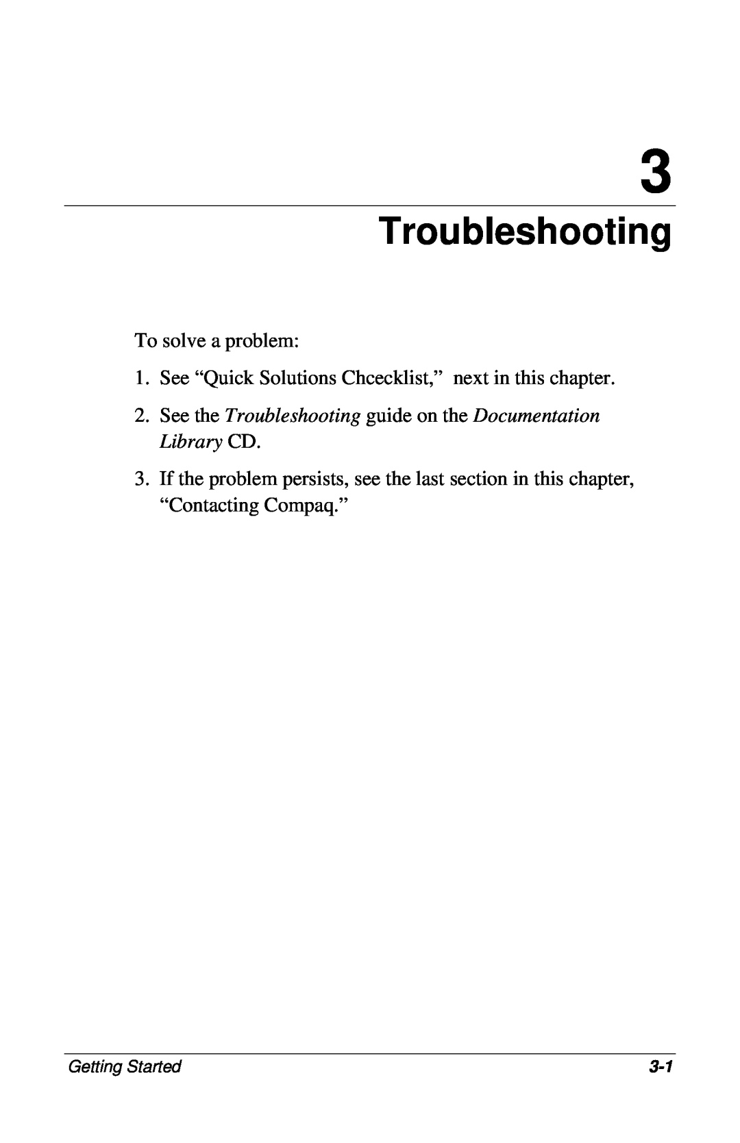 HP 902FR, 955AP, 950AP, 943AP Troubleshooting, To solve a problem, See “Quick Solutions Chcecklist,” next in this chapter 