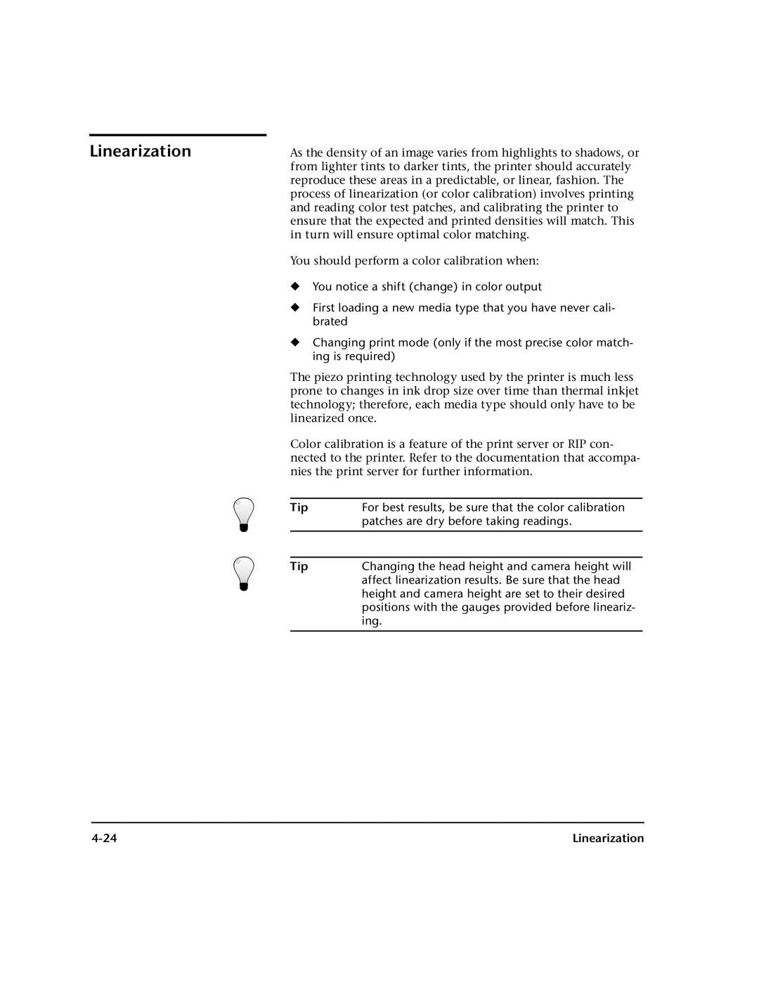 HP 98SI, 72SI manual Linearization 