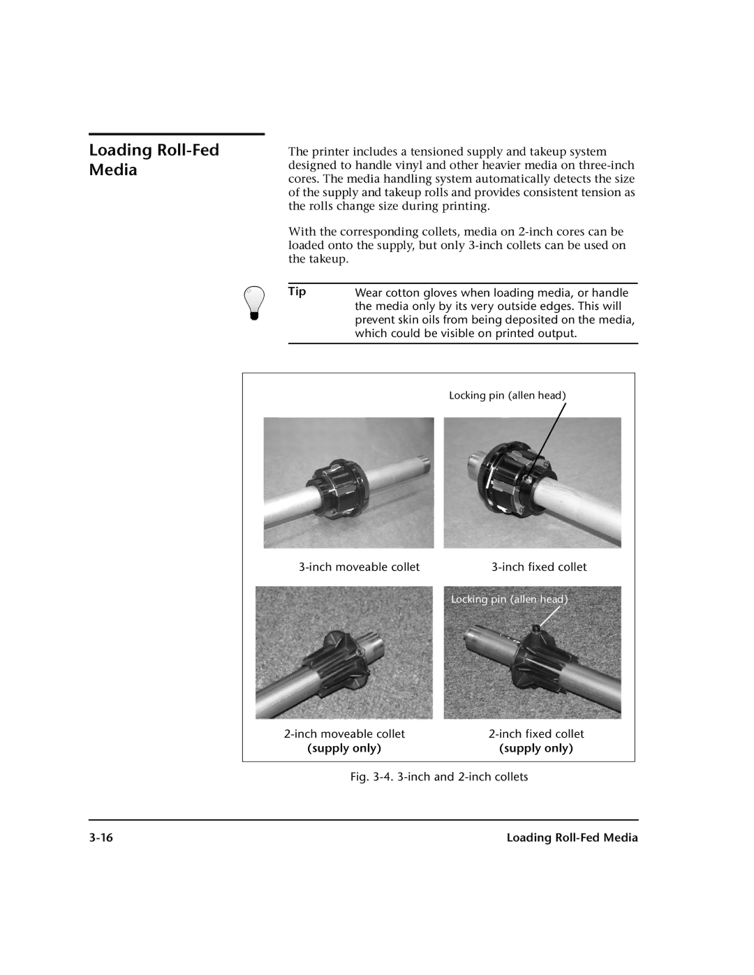 HP 98SI, 72SI manual Loading Roll-Fed Media, Supply only 