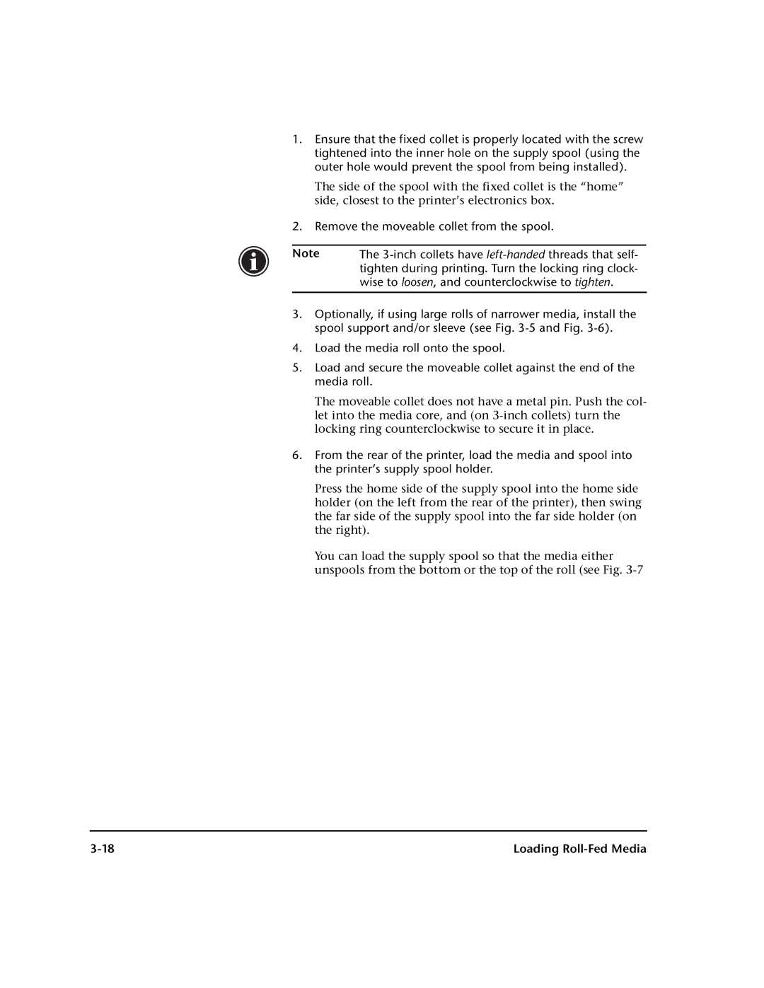 HP 98SI, 72SI manual Loading Roll-Fed Media 