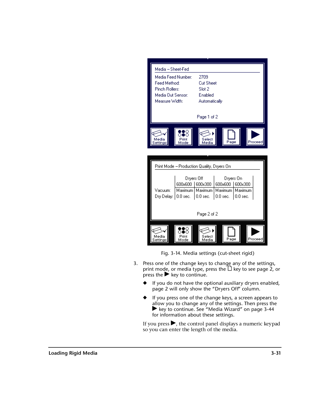 HP 72SI, 98SI manual Loading Rigid Media 