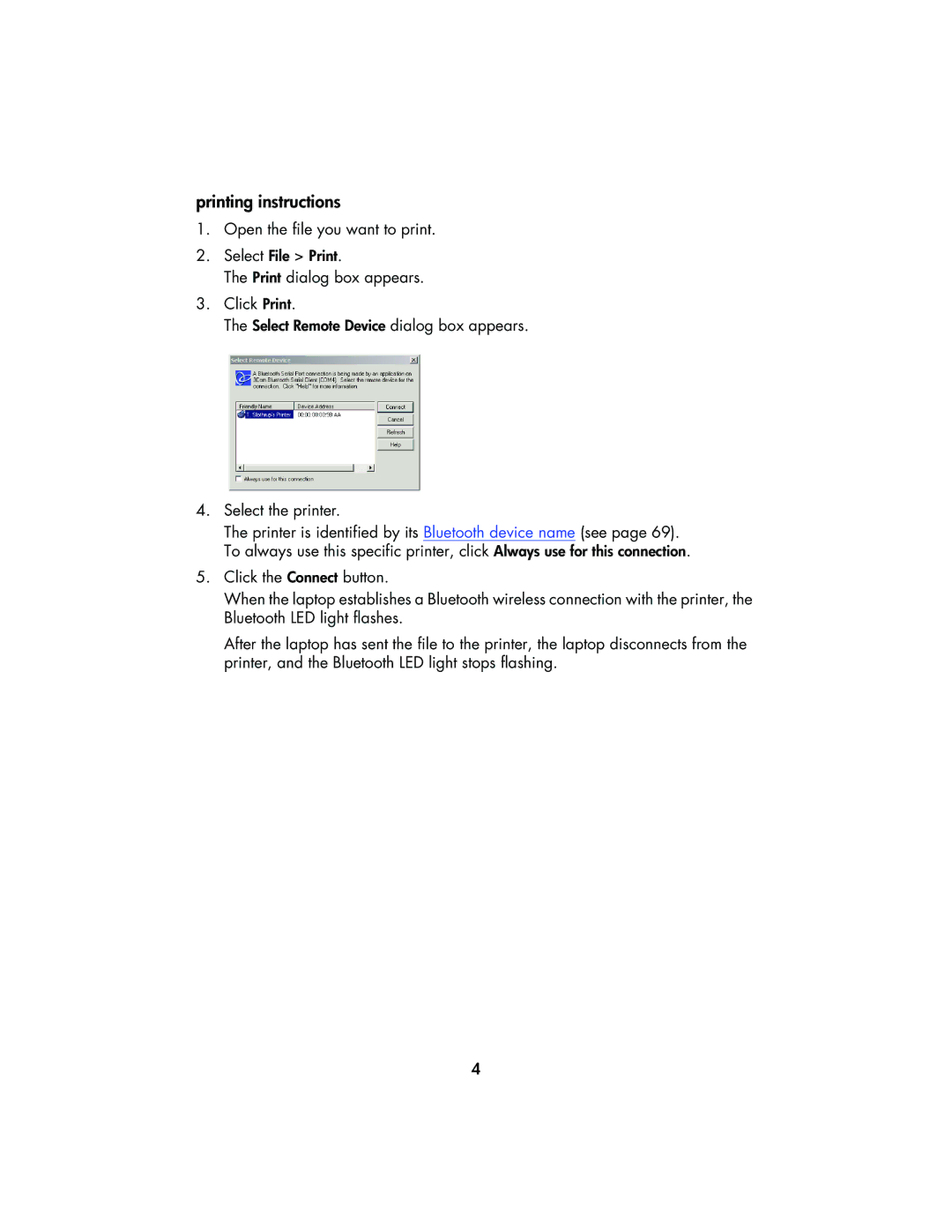 HP 995CK manual Printing instructions 