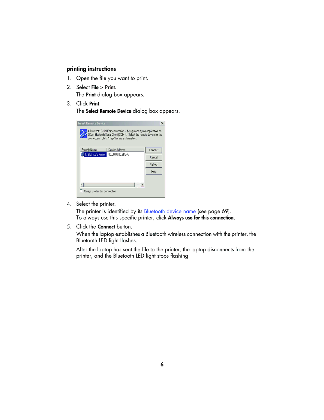 HP 995CK manual Printing instructions 