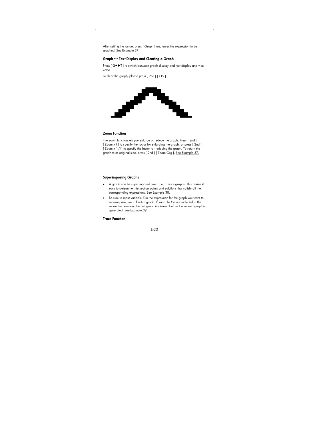 HP 9g Graphing manual Graph ↔ Text Display and Clearing a Graph, Zoom Function, Superimposing Graphs, Trace Function 