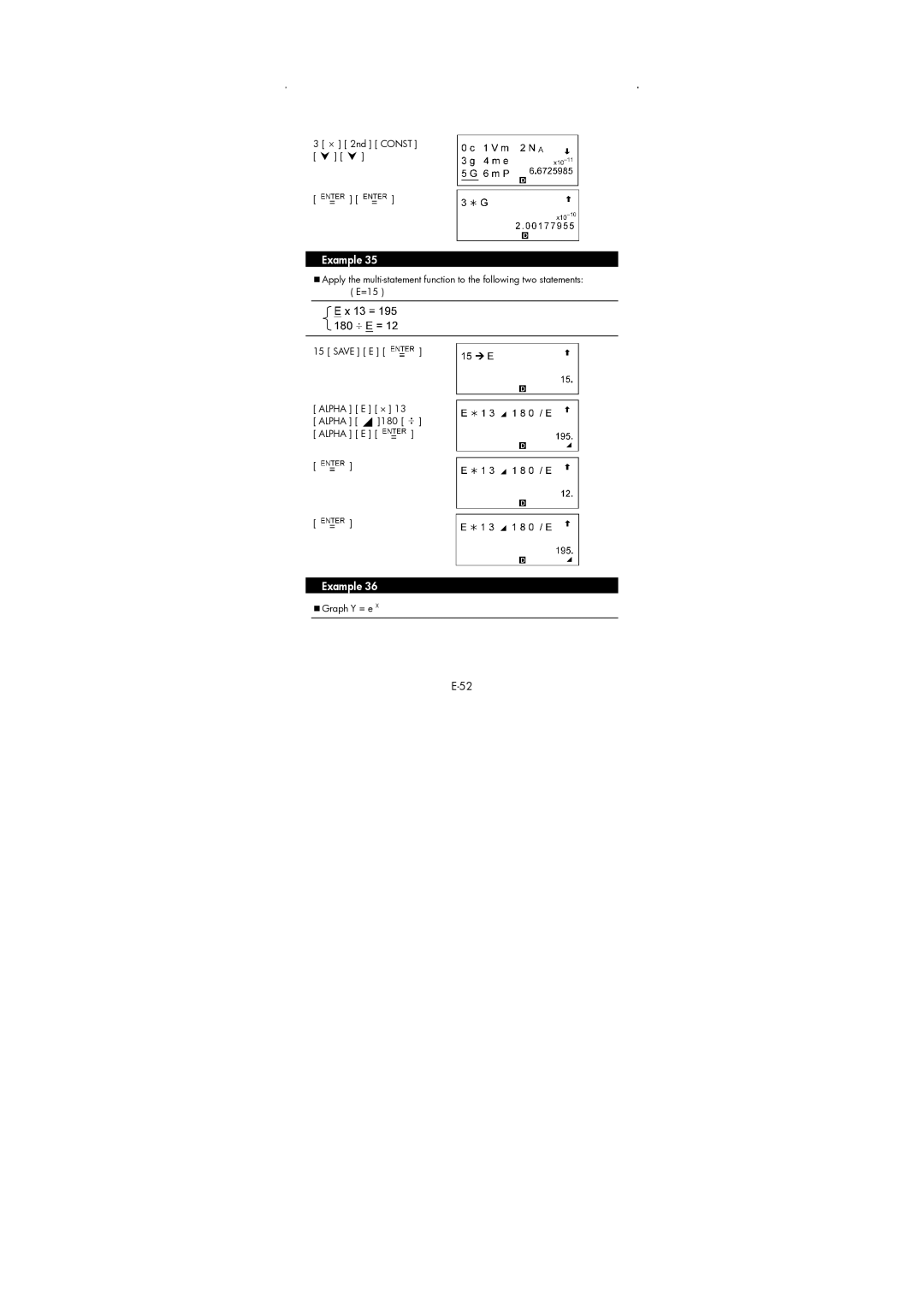 HP 9g Graphing manual × 2nd Const 