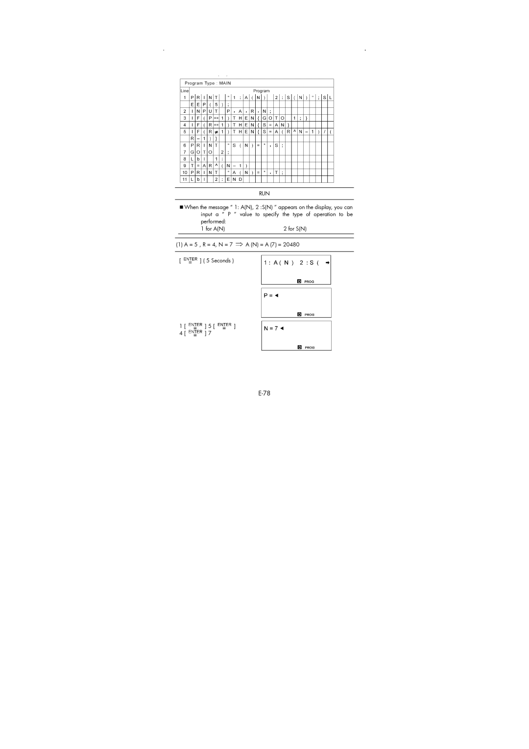 HP 9g Graphing manual Run 