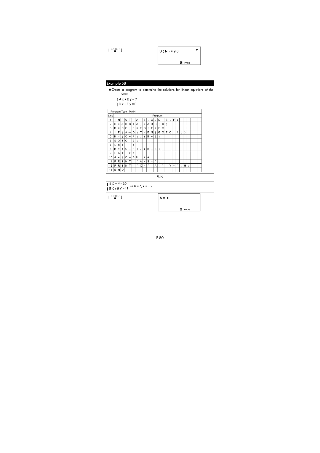 HP 9g Graphing manual Example 