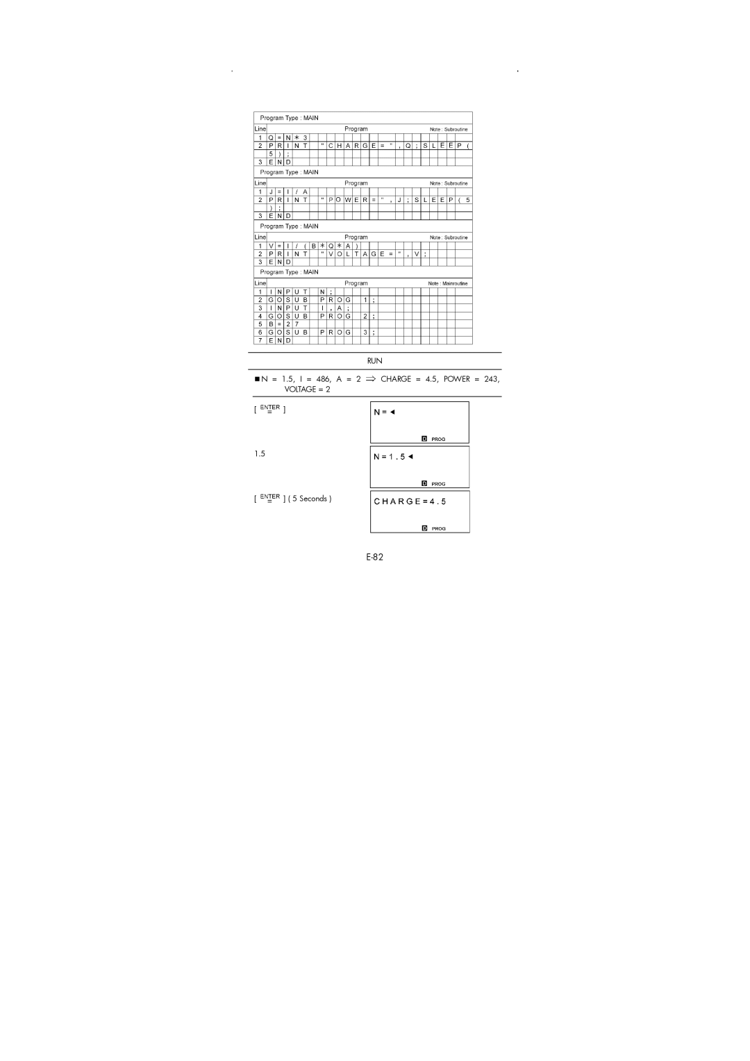 HP 9g Graphing manual Run 