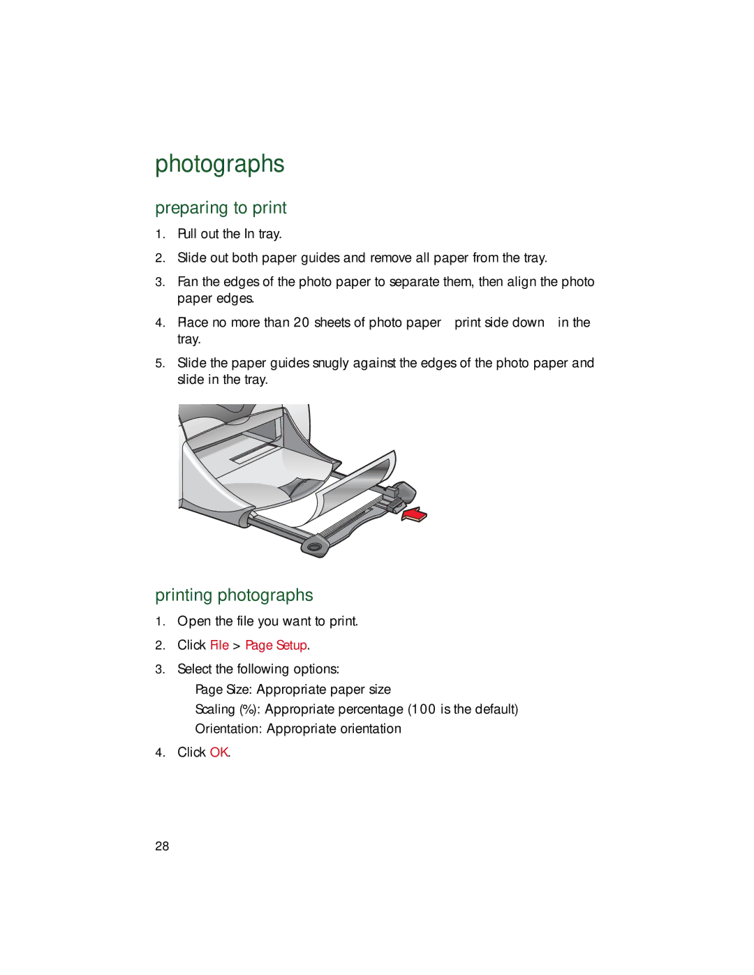 HP 9xx manual Photographs, Printing photographs 