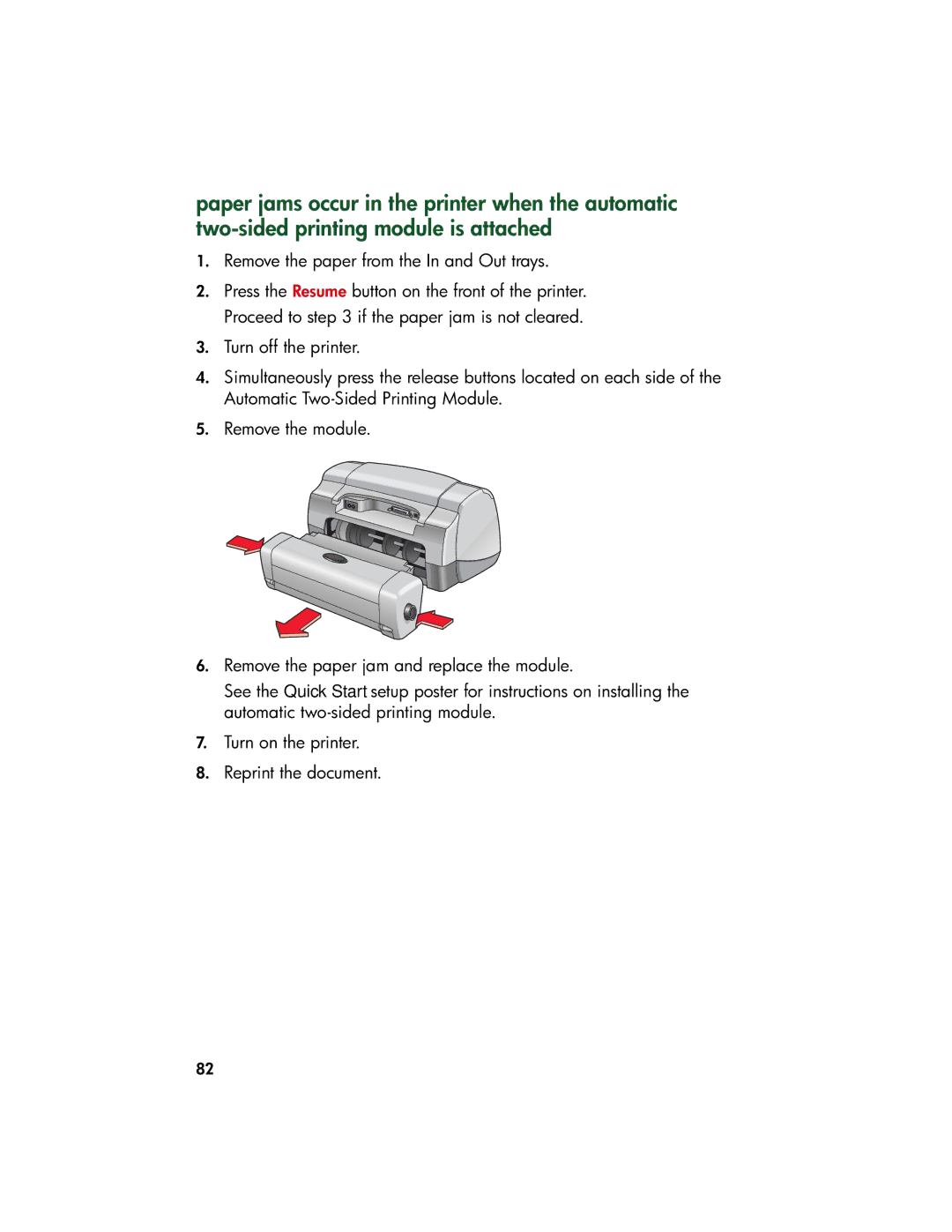 HP 9xx manual Remove the paper from the In and Out trays 