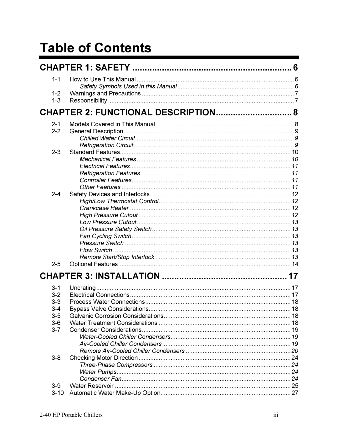 HP A0554832 manual Table of Contents 