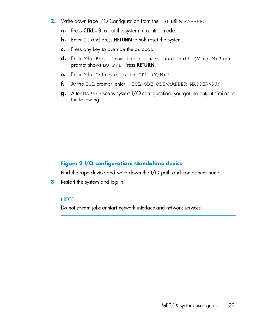 HP A.06.11 manual O configuration standalone device 