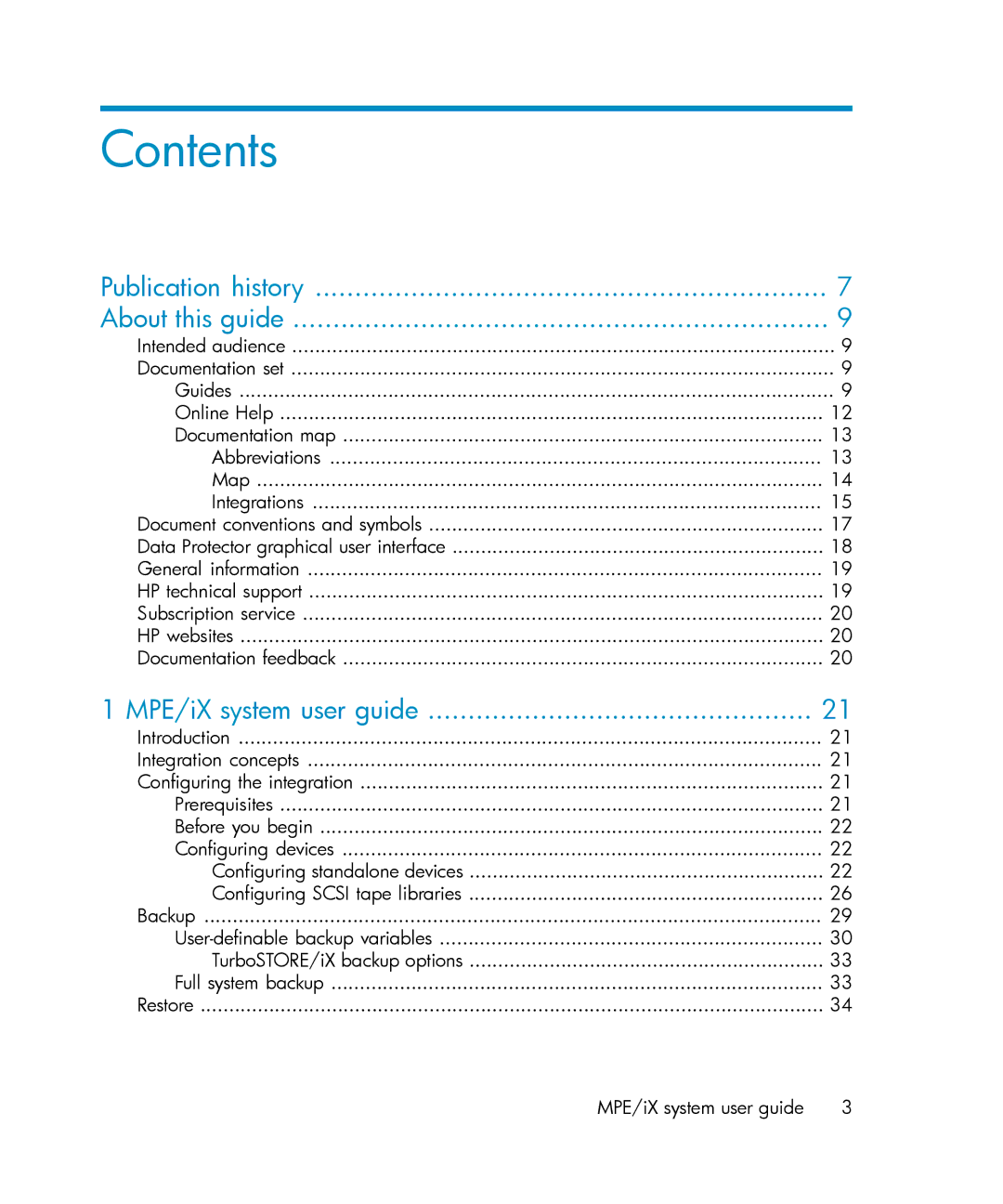 HP A.06.11 manual Contents 