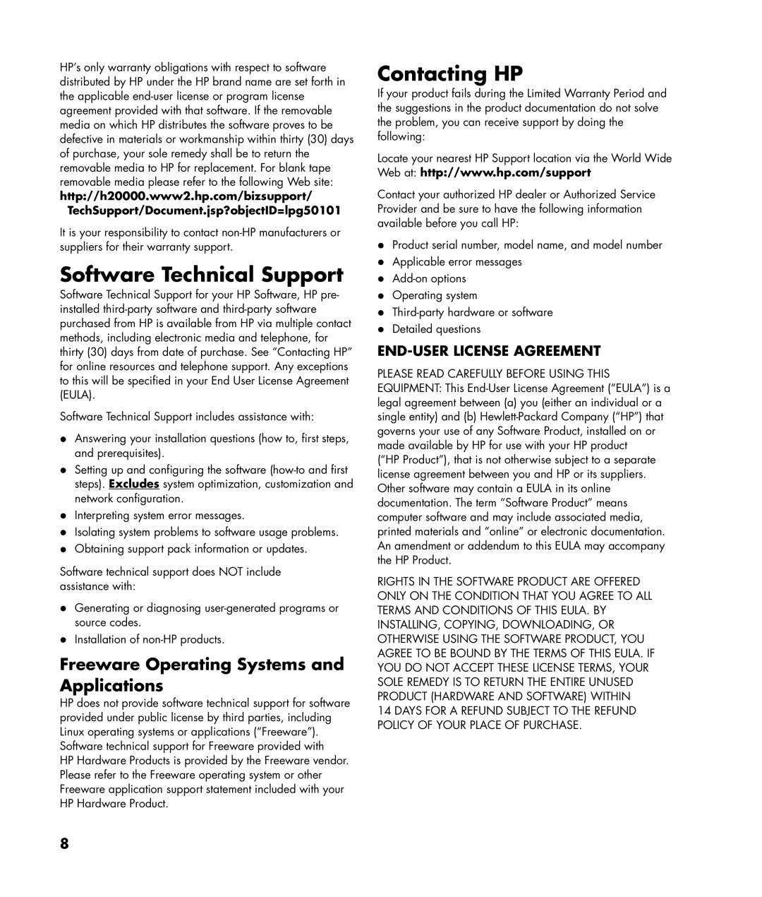 HP a1254l, a1250l, a1238l, a1370l Freeware Operating Systems and Applications, TechSupport/Document.jsp?objectID=lpg50101 