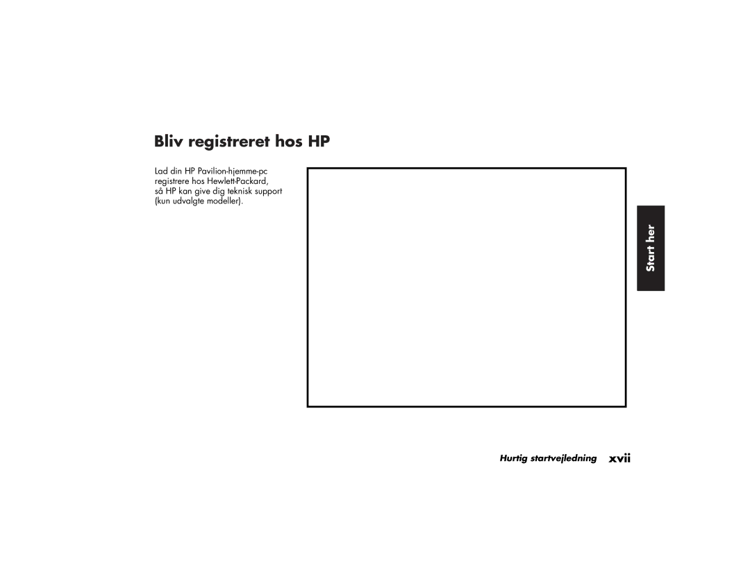 HP a210.dk, a200.dk, a230.dk, a220.dk manual Bliv registreret hos HP 