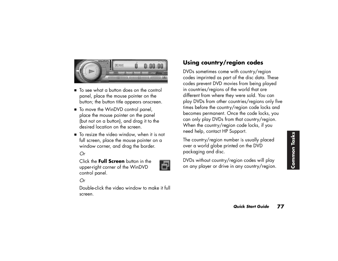 HP a210.uk, a219.uk manual Using country/region codes 